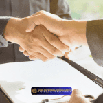 Listing agent handing house keys to a client, symbolizing a smooth real estate transaction.